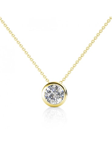 Simplicity Pendants - Gold and Crystal