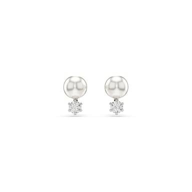 Swarovski 'Matrix' Dames Stud Oorbellen van Basismetalen - Zilver 5694225
