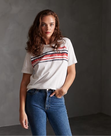 SUPERDRY Retro Stripe T-Shirt