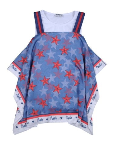 SHIRTS Maëlie Slate blue Girl Polyester