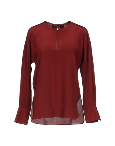 Brian Dales Brick Red Silk Shirt