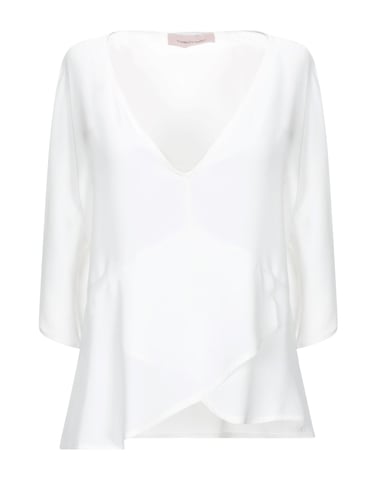 Twenty Easy By Kaos White Crepe Blouse