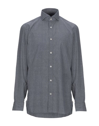 Luigi Borrelli Napoli Blue Cotton Shirt