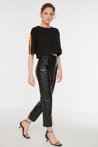 Trendyol Women's  High Waist Pencil Trousers