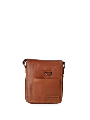 Hill Burry Crossbody bag men COGNAC