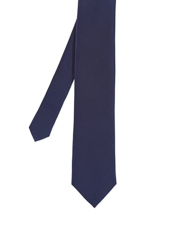 Ted Baker Amaze Plain Skinny Tie, Navy