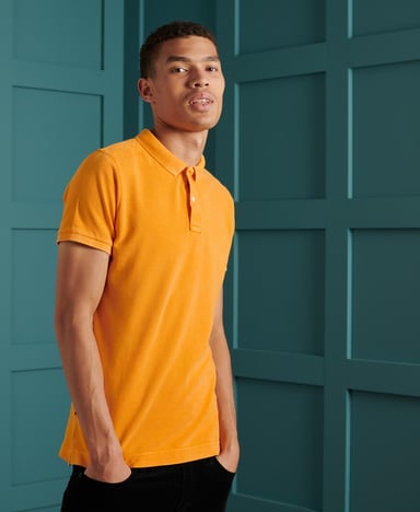 Superdry Organic Cotton Vintage Destroyed Polo Shirt