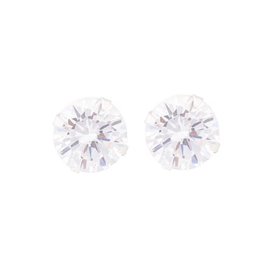 Luxenter essential earrings made of 925 sterling silver and rhodium finish zirconium plated