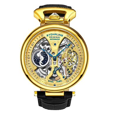 Gold Emperor’s Grand DT Automatic 46mm Skeleton