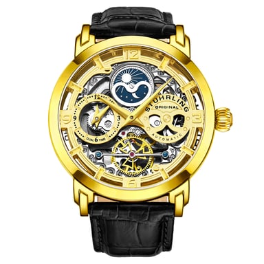 Zwart en Goud "Anatol"Automatisch 46mm