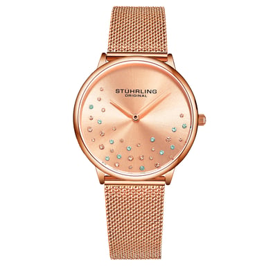 RoséGoud "Symphony" Kwarts 38 mm
