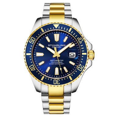 Blue and Gold Depthmaster Quartz 42mm