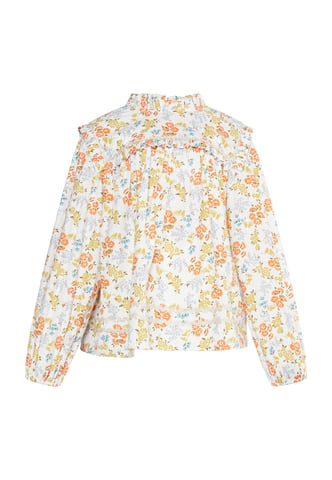 Dreimaster Blouse meisjes (kinderen) Oranje Veelkleurig