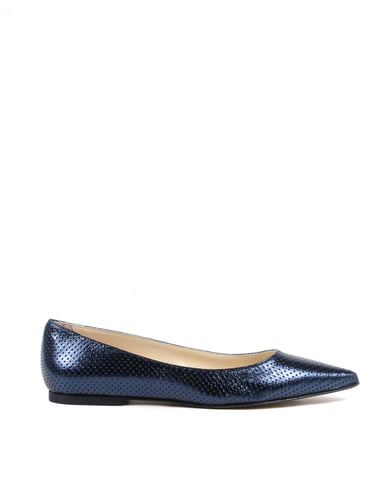 Leather Ballerina Flats
