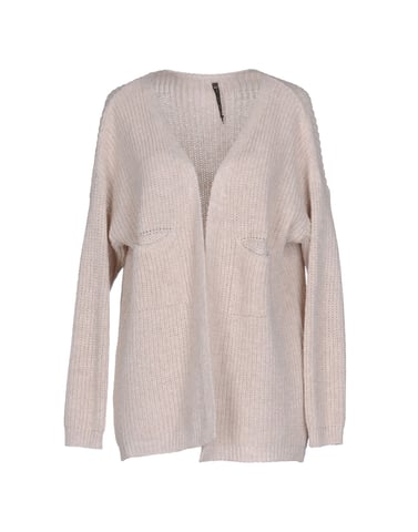 Manila Grace Beige Wool Cardigan