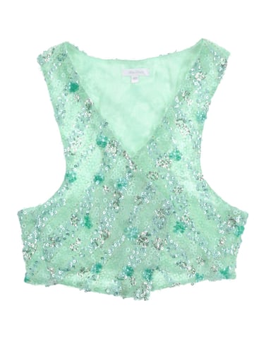 KNITWEAR Miss Grant Light green Girl Polyamid
