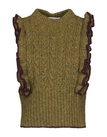 Topwear Alberta Ferretti Military Green Women's Wool