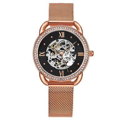 Roségoud en zwart Automatisch 36mm