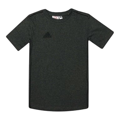 Boy's adidas Junior Core 18 T-Shirt in Charcoal Marl
