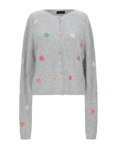 Roberto Collina Light Grey Angora Knit Cardigan