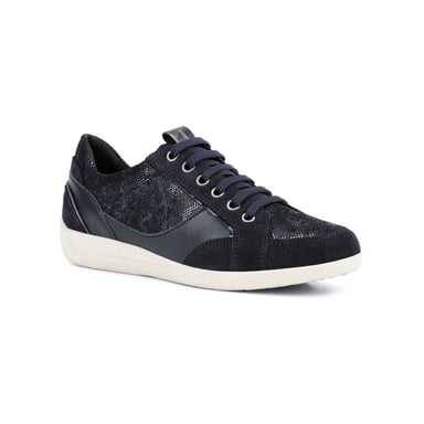 Geox Myria Mocka Dam Marinblå/Blå Sneakers