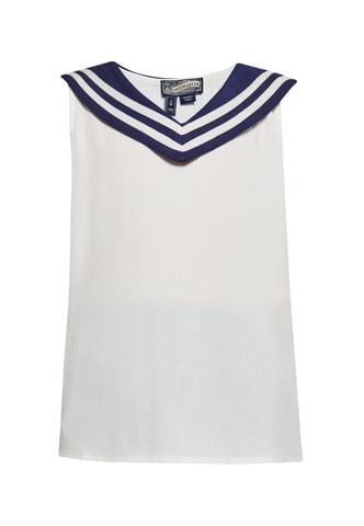 Dreimaster Blouse meisjes (kinderen) wolwit