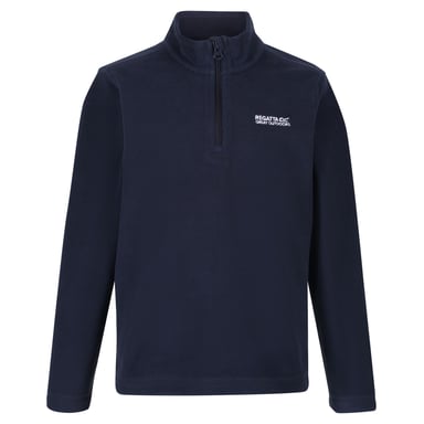 Regatta Great Outdoors Childrens/Kids Hot Shot II Half Zip Fleece Top (Navy/Navy)