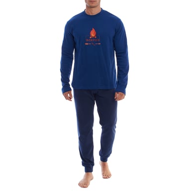 KLP4 Heren Lange Mouw Winterpyjama