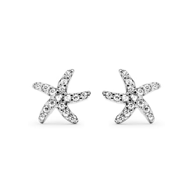 Luxenter earrings with 925 sterling silver lamya screw back clasp and rhodium-plated rhodium-plated finish brilliant cubic zirconia