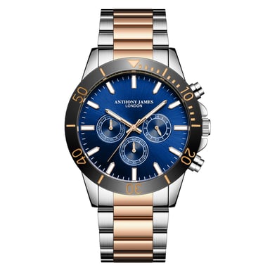 Hand Assembled Anthony James Limited Edition Chronometric Two Tone Watch