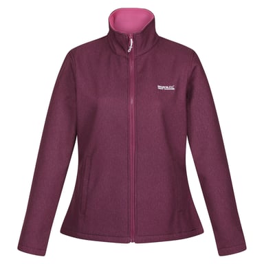 Regatta Womens/Ladies Connie V Softshell Walking Jacket (Amaranth Marl)