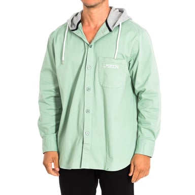 Regular fit jacket with high collar and hood TMC009-TW361 man