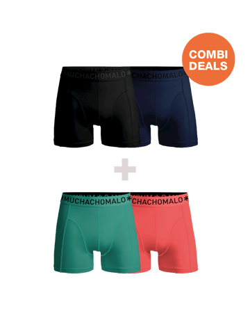 Muchachomalo Men's Boxer Shorts - 2 Pack Combideal - Men's Underpants