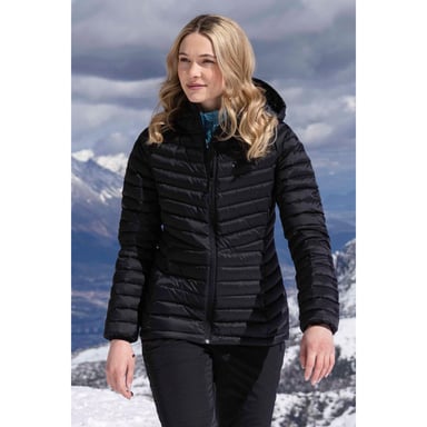 Mountain Warehouse Womens/Ladies Skyline Extreme Hydrophobic Down Jacket (Black)