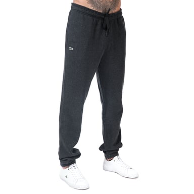 Men's Lacoste Side Logo Tracksuit Bottoms in Charcoal