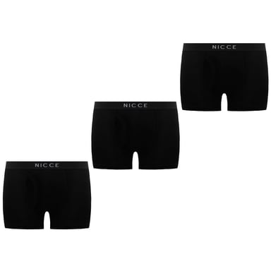 Nicce 3-Pack Cubar Heren Zwarte Boxershorts