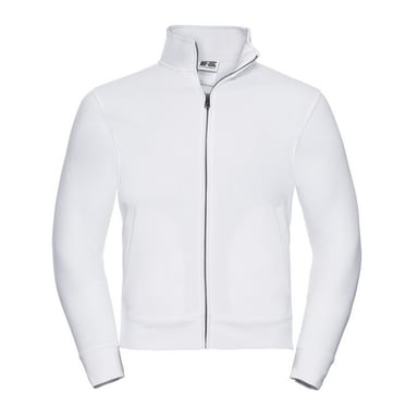 Russell Mens Authentic Sweat Jacket (White)