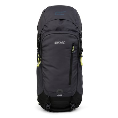Regatta Highton V2 65L Hiking Backpack (Black/Seal Grey)