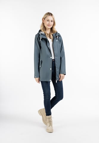 ICEBOUND rain jacket women blue-grey