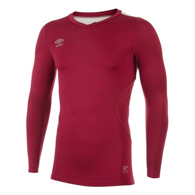 Umbro Heren Elite V Neck Base Layer Top (Nieuw Claret)
