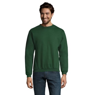 SOLS Mens Spider Round Neck Sweatshirt (Bottle Green)