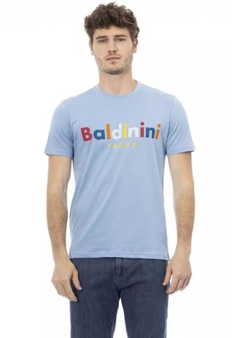 Baldinini Trend Men's Light Blue Cotton T-Shirt