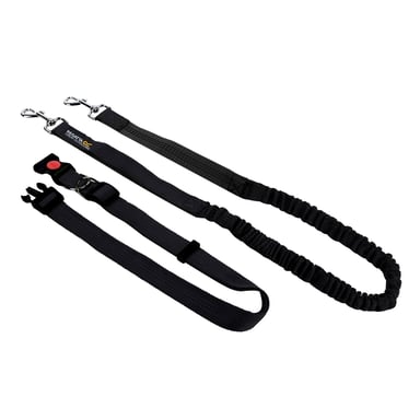 Regatta Hands Free Jogging Dog Lead (Black)