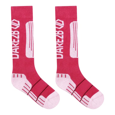 Dare 2B Childrens/Kids Technical Ski Socks (Berry Pink/Crystal Rose)