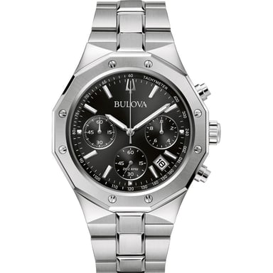 Bulova Precisionist Heren Zilveren Horloge 96B410