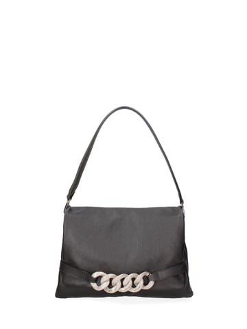 John Richmond Shoulder Bag Women BLACK AND SILVER