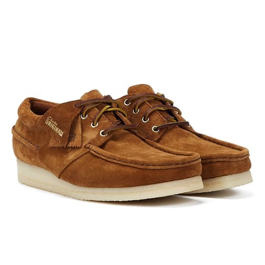 Clarks Originals Wallabee Boot Suede Heren Cola Veterschoenen