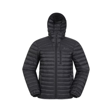 Mountain Warehouse Mens Henry II Extreme Down Filled Padded Jacket (Jet Black)