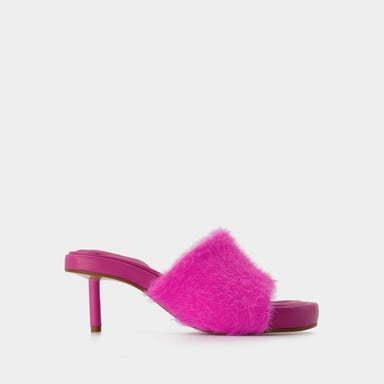 Argilla muiltjes in roze polyamide