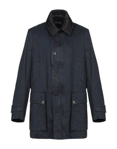 Dries Van Noten Dark Blue Cotton Coat